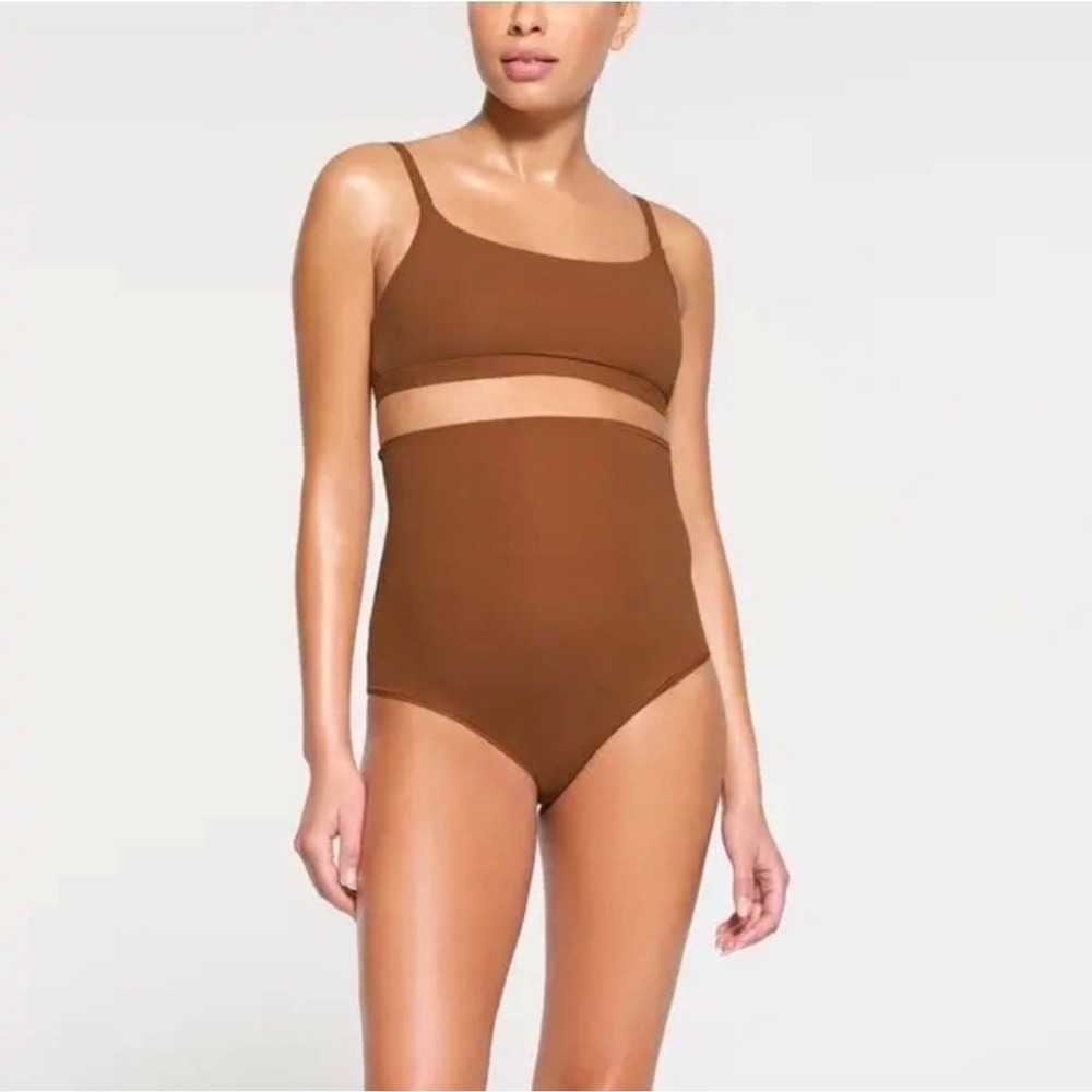 Skims Skims Fits Everybody Nursing Scoop Bralette Bronze 4X‎ NWT